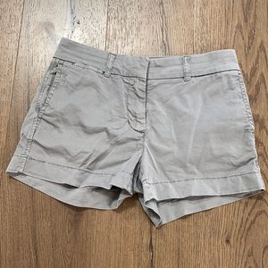 J. Crew chino shorts in gray